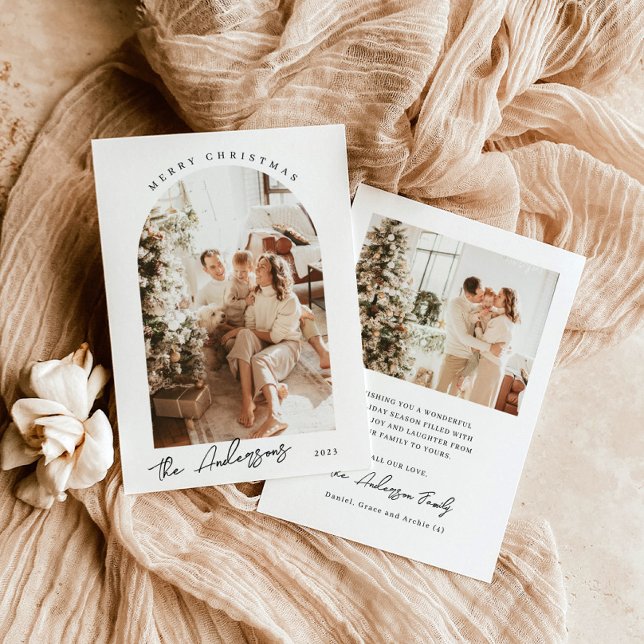 Carte de Noël photo | Carte photo de vacances mode (Créateur téléchargé)