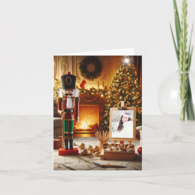 Carte de Noël photo Casse-Noisette (Devant)
