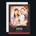 Carte de Noël photo | Chalkboard Floral<br><div class="desc">Carte de Noël photo | Chalkboard Floral</div>