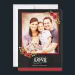 Carte de Noël photo | Chalkboard Floral<br><div class="desc">Carte de Noël photo | Chalkboard Floral</div>
