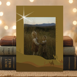 Carte de Noël photo chrétienne | Les Rois Mages