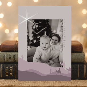 Carte de Noël photo chrétienne Rois Mages