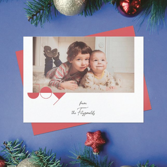 Carte de Noël photo de Simple Joie (Créateur téléchargé)