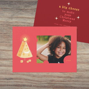 Carte de Noël Photo Grand Fromage