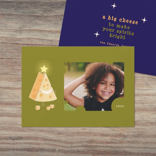 Carte de Noël Photo Grand Fromage (Créateur téléchargé)
