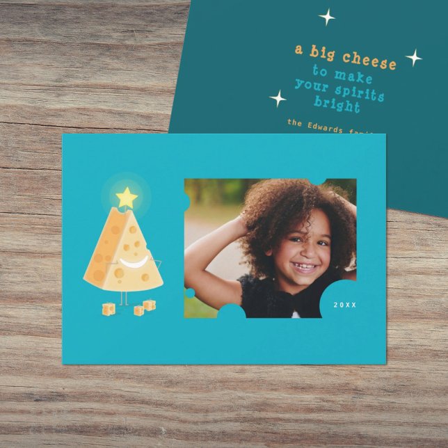 Carte de Noël Photo Grand Fromage (Créateur téléchargé)