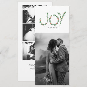 Carte de Noël photo Joy to the World 4