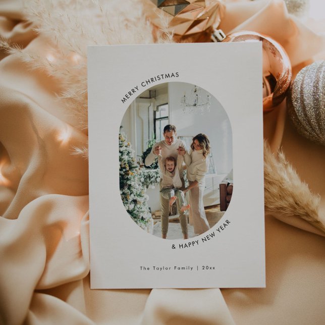 Carte de Noël photo minimaliste (Créateur téléchargé)