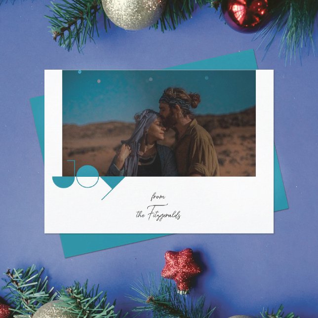 Carte de Noël photo Simple Joie (Créateur téléchargé)