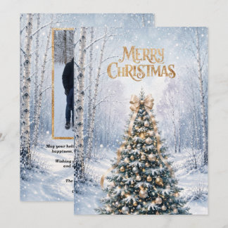 Carte de Noël photo Winter Wonderland