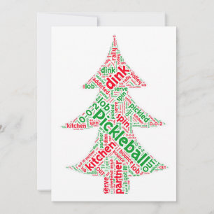 Carte de Noël Pickball