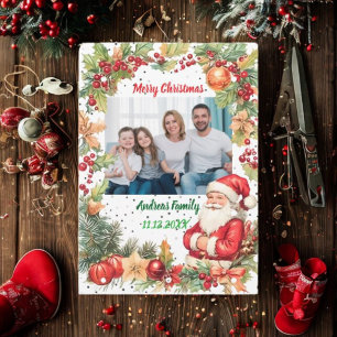 Carte de Noël Pineneedle Photo