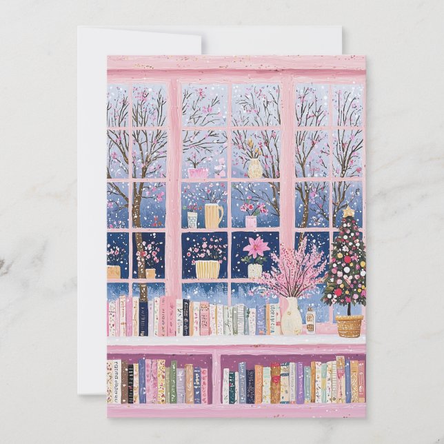 Carte de Noël Pink Pastel (Devant)