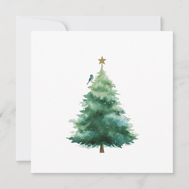 Carte de Noël plate (Devant)