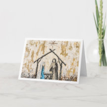 Carte de Noël pliée 5x7