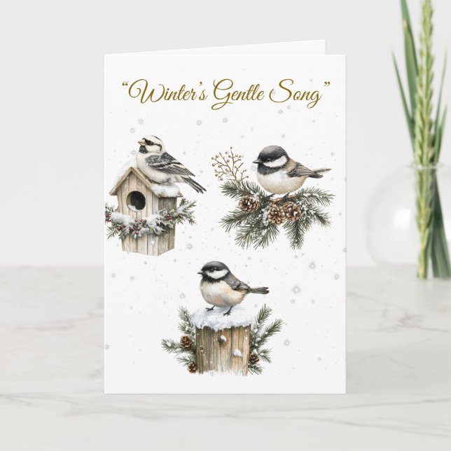 Carte de Noël pliée - Carte de la splendeur victor (Devant)