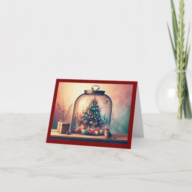 Carte de Noël pliée Joyeux Noël (Devant)