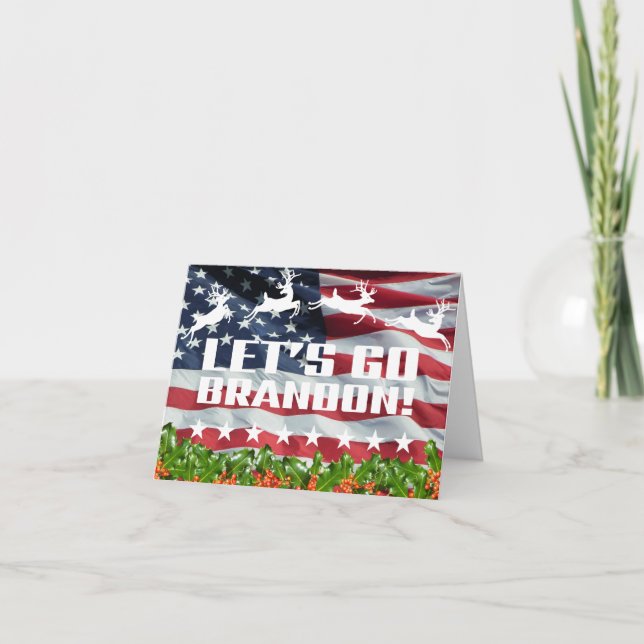 CARTE DE NOËL [Police 3] ALLONS-Y BRANDON ! (Devant)