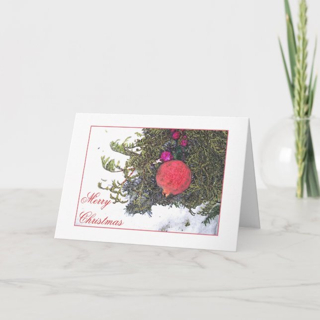 Carte de Noël POM & GREENS (Devant)
