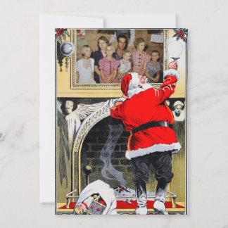 Carte de Noël Portrait de famille personnalisé