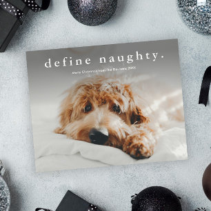 Carte de Noël pour animal de compagnie drôle à pet