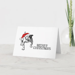 Carte de Noël pour chien