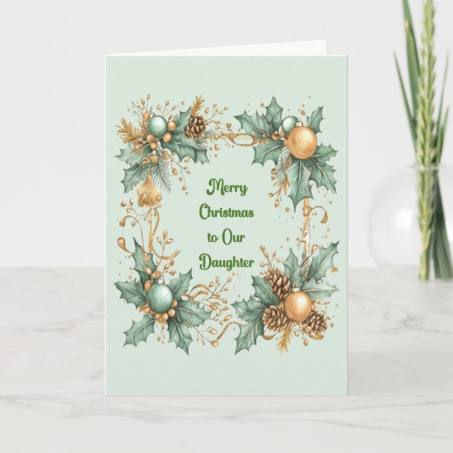 Carte de Noël pour fille adulte (Devant)