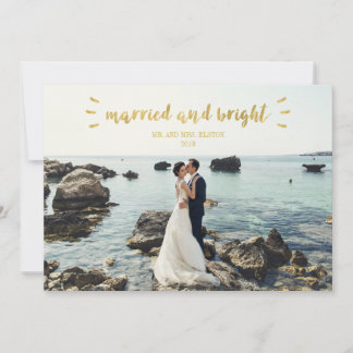 Carte de Noël pour jeunes mariés, Mariage, Fêtes