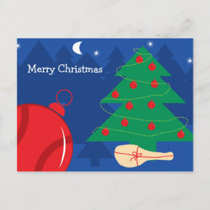 Carte de Noël pour joueurs de tennis