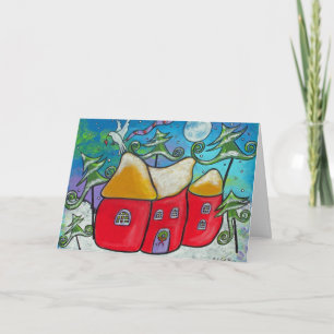 Carte de Noël pour la paix d'hiver