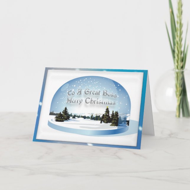 Carte de Noël pour le patron (Devant)