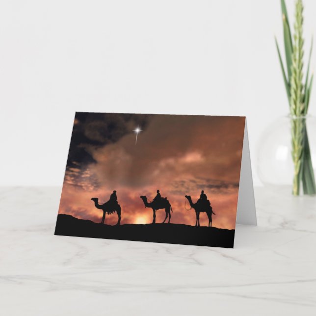 Carte de Noël pour les trois hommes (Devant)
