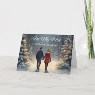 Carte de Noël pour ma Femme