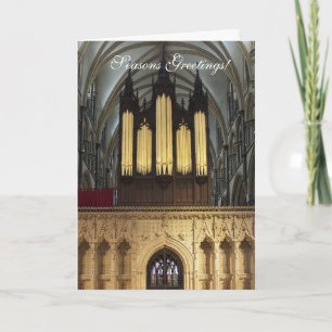 Carte de Noël pour orgue de la cathédrale de Linco