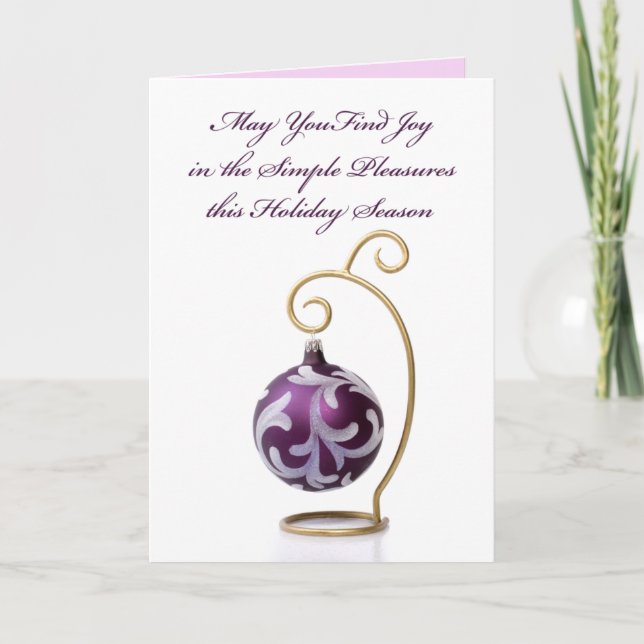 Carte de Noël pour petits plaisirs (Devant)