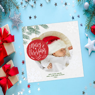 Carte de Noël pour photo de vacances