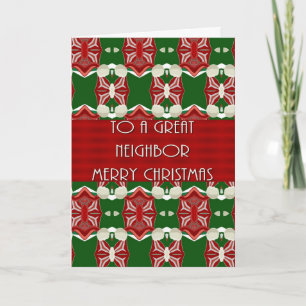 Carte de Noël Pour Voisin