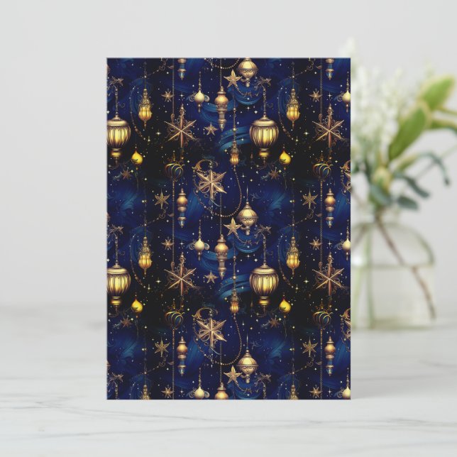 Carte de Noël professionnelle et plate pour les en (Debout devant)
