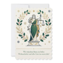 Carte de Noël professionnelle pour avocats