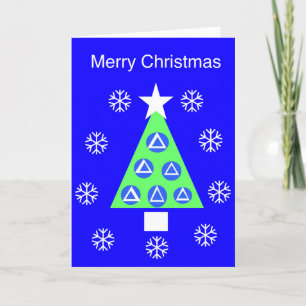 Carte de Noël propre et sobre
