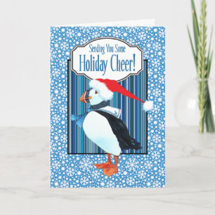 Carte de Noël Puffin