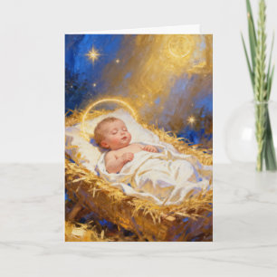Carte de Noël Radiant Holy Night