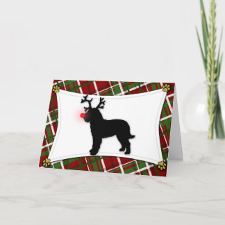 Carte de Noël Reindeer Barbet