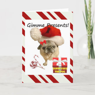 Carte de Noël Reine Lulu !