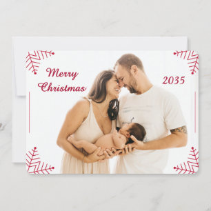 Carte de Noël religieuse avec photo et Écriture