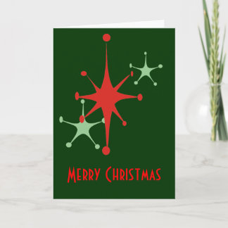 Carte de Noël rétro