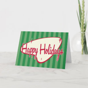 Carte de Noël rétro