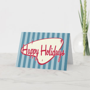 Carte de Noël rétro