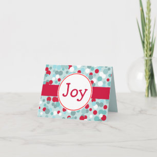 Carte de Noël Retro Joy