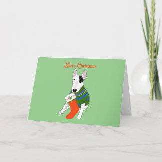 Carte de Noël Rex joyeux